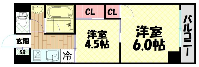 【間取り】 | Do九条Ⅰ