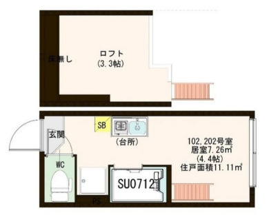 AVAND板橋の間取り