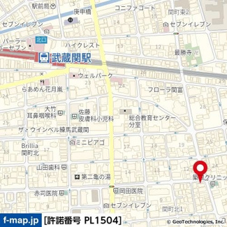 【地図】 | Ｖｅｒｏｎａ　武蔵関　Ｌｕｓｓｏ