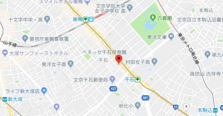 パレ･ドール千石の地図