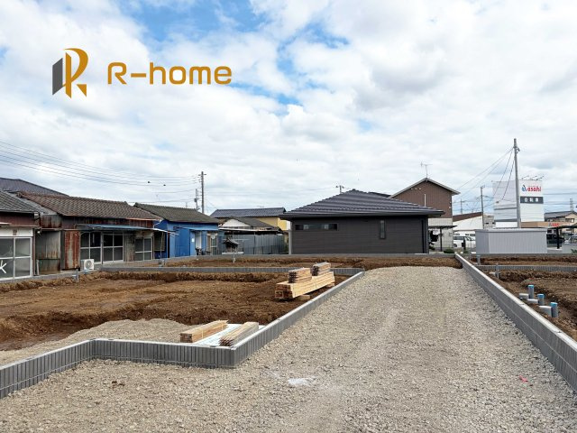 古河市三杉町　新築戸建て　2号棟の外観|ご予約を頂ければ、『平日』はもちろん『早朝』や『夜間』もご見学可能です♪お気軽にお申し付けください♪