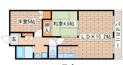 リノスタイル江井ヶ島の間取り