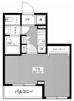 【間取り】 | ブライズ浅草 | 間取りです。