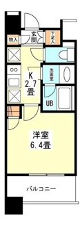 【間取り】 | タワービューレジデンス吾妻橋 | 間取りです。