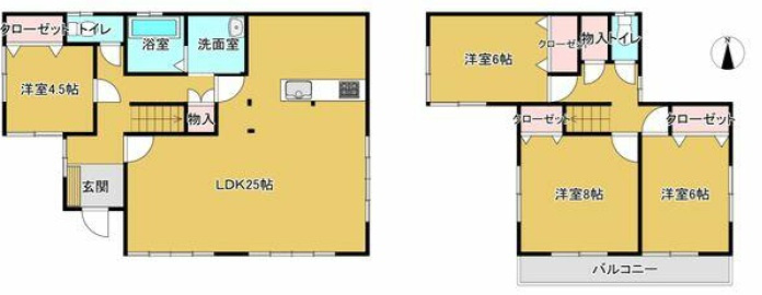 千葉市稲毛区宮野木町の間取り