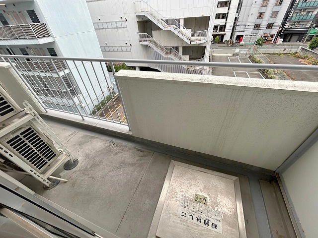 第5田村マンションのバルコニー
