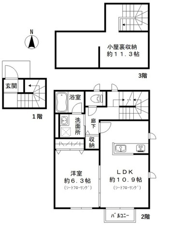 ミント武蔵野の間取り