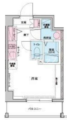 横浜市保土ケ谷区保土ケ谷町１丁目の賃貸マンションの間取り