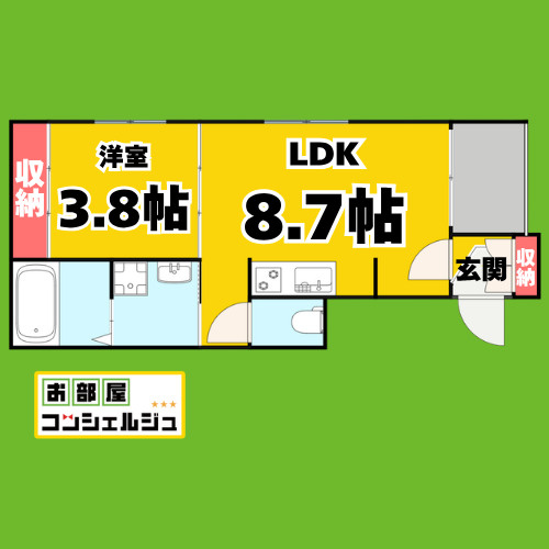 エルカーサ千種の間取り