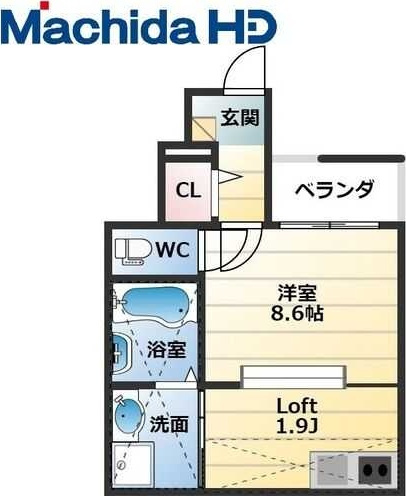 【間取り】 | あんしん+浜寺船尾町08-1011