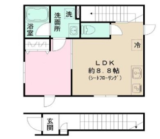 【間取り】 | キーメゾン | 間取りです。