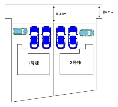 【区画図】 | 今木町　新築分譲住宅　全２区画