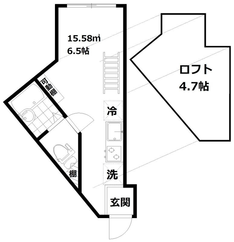 インベスト大井町18の間取り|間取りです。