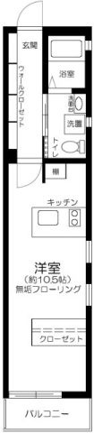 TRIBECAの間取り|間取りです。