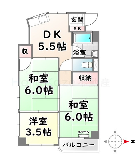 【間取り】 | 宝第一スカイハイツ【名古屋市賃貸・エレベーター】