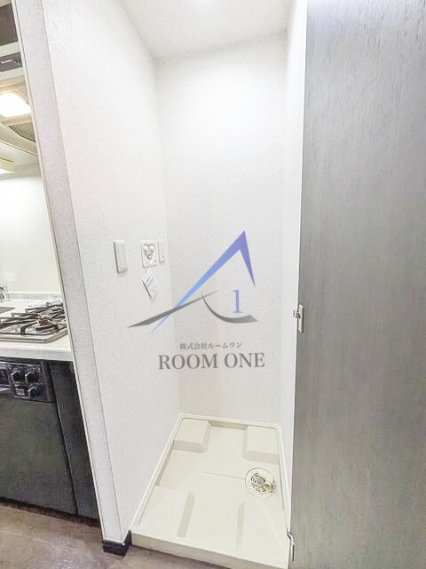 パレステュディオ三田の設備|洗濯機置き場です。