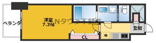 【間取り】 | S-RESIDENCE名駅南 | 間取りです。