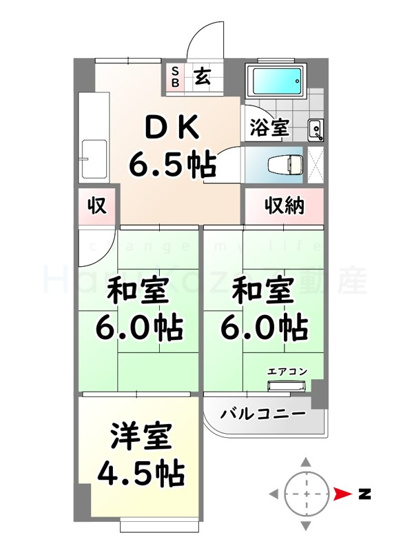 【間取り】 | 宝第一スカイハイツ【名古屋市賃貸・エレベーター】