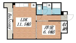 【間取り】 | 山口マンション | 間取りです。