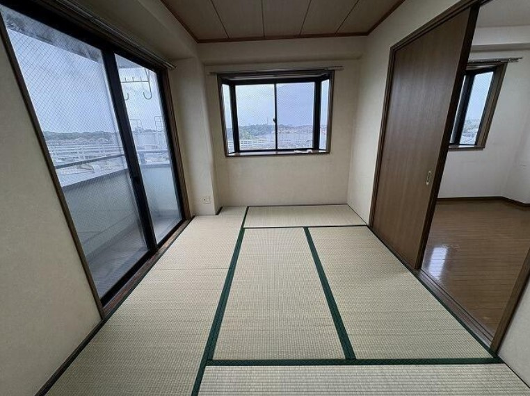 ヴィレッヂ若葉の和室|い草の香りが落ち着く素敵な和室です
