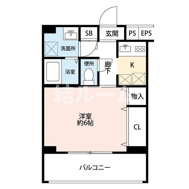 川越市松江町１丁目の賃貸マンションの間取り