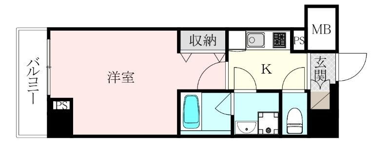 フュージョナル東日本橋の間取り|間取りです。