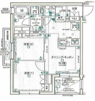 【間取り】 | デュオステージ京成曳舟 | 間取りです。