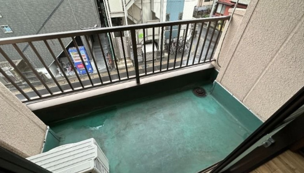 イマイビューハイツのバルコニー