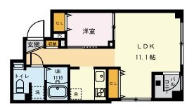 【間取り】 | calme西巣鴨  | 間取りです。