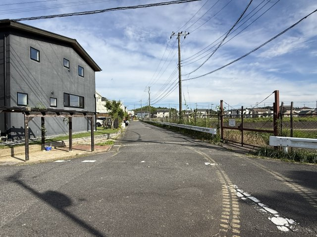 【限定１棟】大網白里市みどりが丘四丁目新築戸建の前面道路含む現地写真