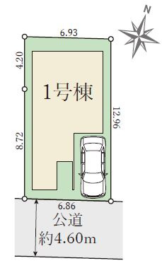 【区画図】 | 箕面市新稲5丁目新築戸建