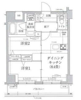 【間取り】 | ティモーネグランデ錦糸町 | 間取りです。