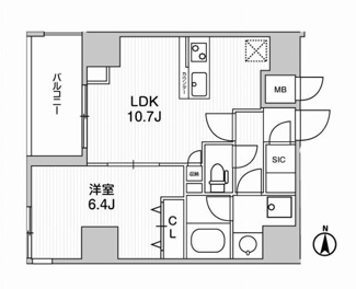 【間取り】 | Ｗｅａｖｅ　Ｂａｓｅ－ＵＥＮＯ　ＮＯＲＴＨ | 間取り図