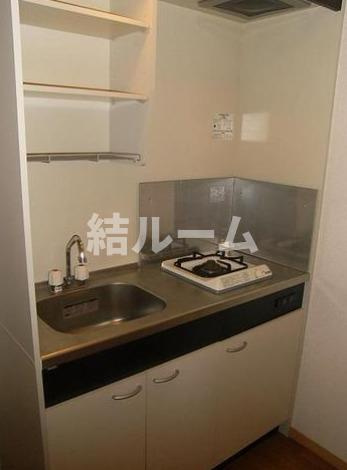豊島区高田１丁目のアパートのキッチン