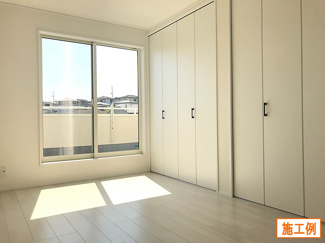 【内観：施工例】 | 相模原市南区相南2丁目　全２棟 | 同施工会社施工例（洋室）