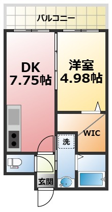 M’scourt今津山中町の間取り
