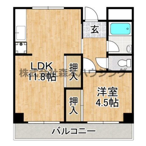 【間取り】 | 　梅が丘ハイツ