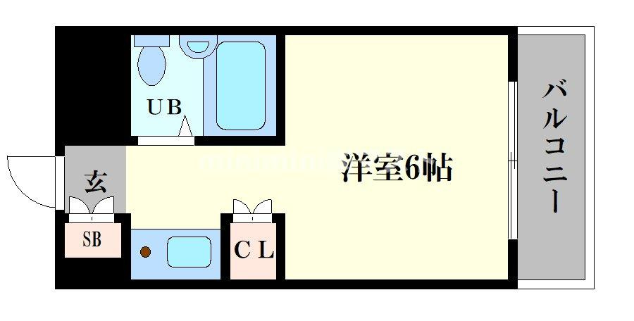 ネオコート天王寺の間取り