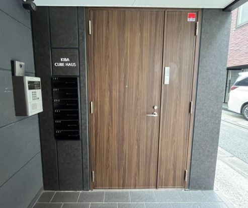 KIBA　CUBE　HAUSのエントランス