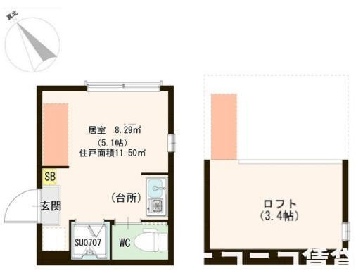 【間取り】 | ハーモニーテラス栄町Ⅲ