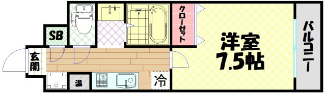 【間取り】 | ファイブスター九条
