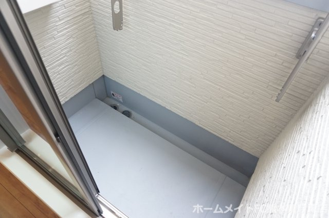 熊本市南区南高江１丁目のアパートのバルコニー