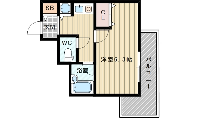 大阪市東淀川区西淡路１丁目のマンション