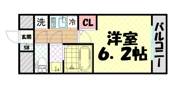 【間取り】 | グランパシフィック長橋