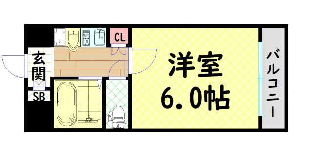 【間取り】 | エステムコート心斎橋アルテール