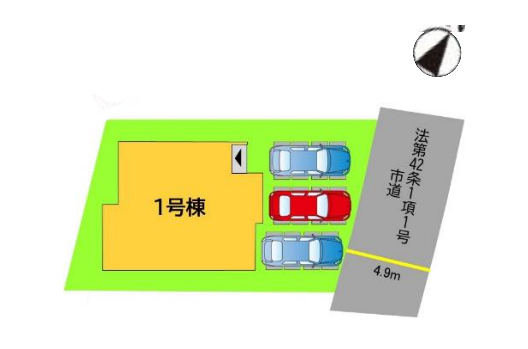 福岡市南区大平寺2丁目第6-1棟（1号棟）の間取り