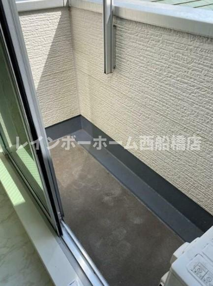 ベルメント陣屋前Ｃ棟のバルコニー