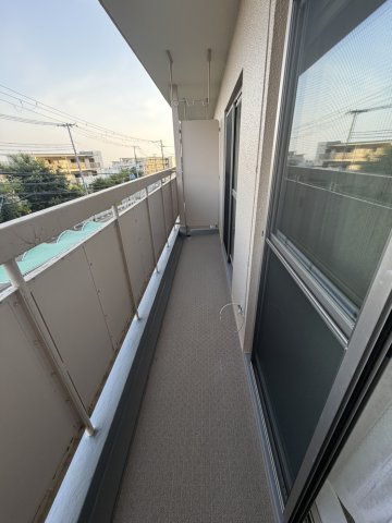 渦ケ森コーポ七号館のバルコニー