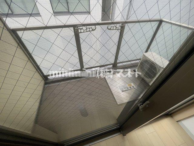 大阪市中央区南船場２丁目の賃貸マンションのバルコニー