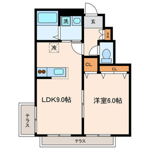 【間取り】 | シャイロー江古田 | 間取りです。
